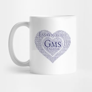 GMS English Tee Shirt Mug